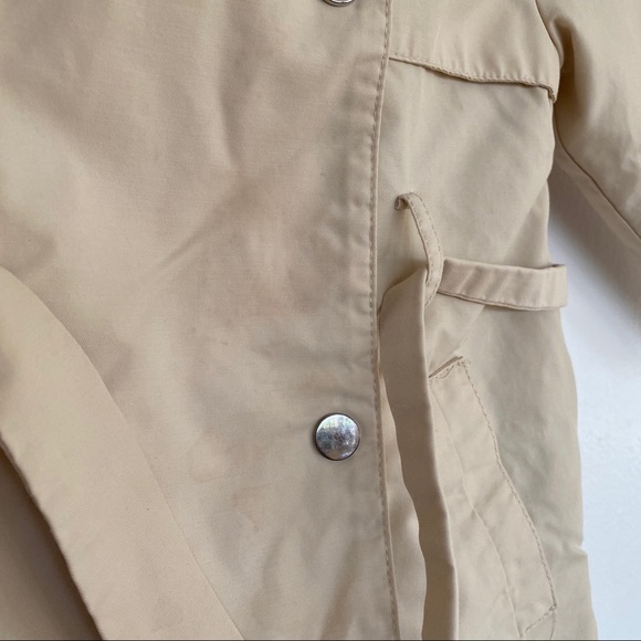 Zara Girls Winter Rain Trench Coat - Picture 8 of 8